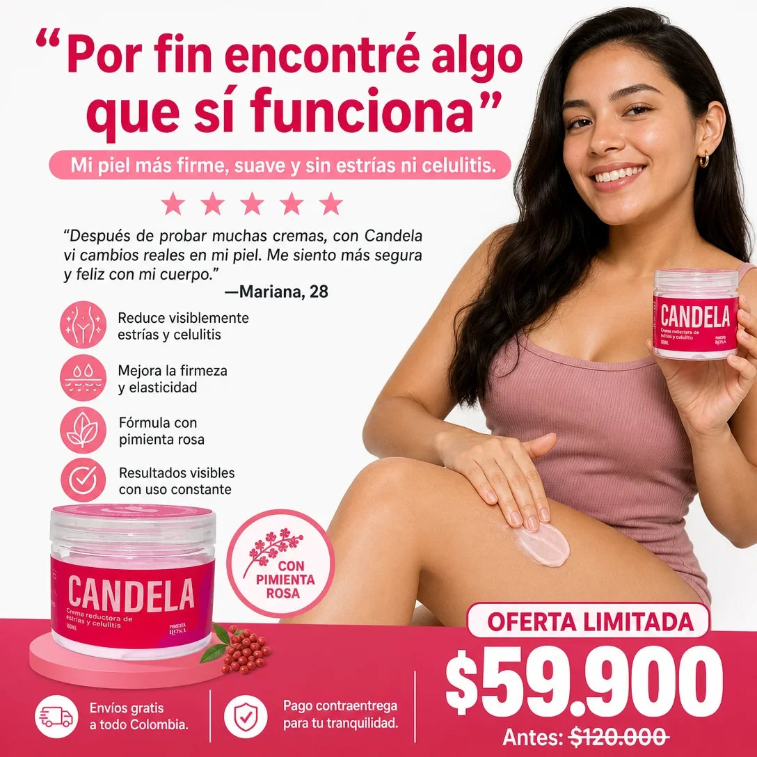 Despídete de las estrías y la celulitis sin tratamientos costosos 💖 Oferta Especial: $59.900 ✅ 50% de descuento por tiempo limitado.